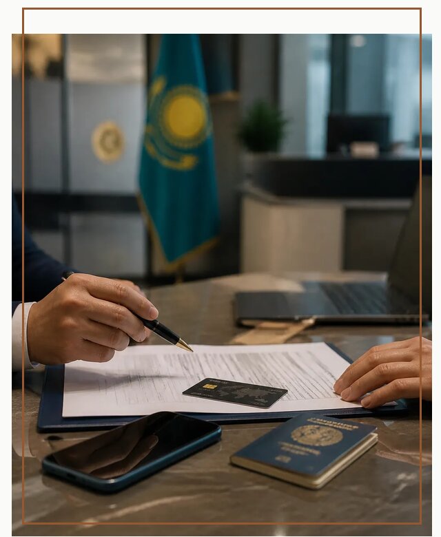 Открытие счета и банковской карты в Казахстане в Стрежевом